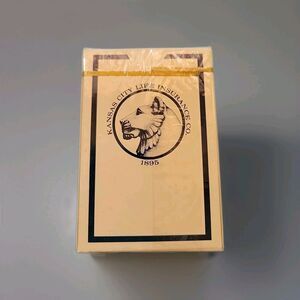 Sealed  Playing Cards Vintage Kansas City Life Ins Bridge Size